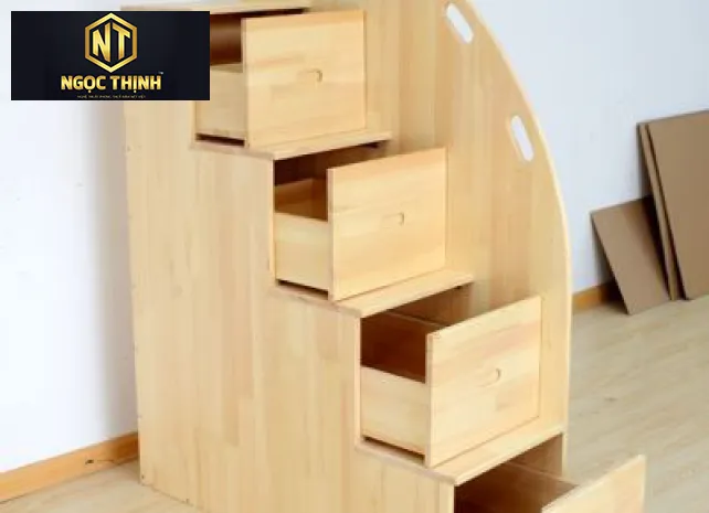 Xưởng Nội Thất Ngọc Thịnh Long Thành - Tủ gầm cầu thang nhà ống hiện nay đang được rất ưa chuộng bởi những tính năng mà nó mang lại